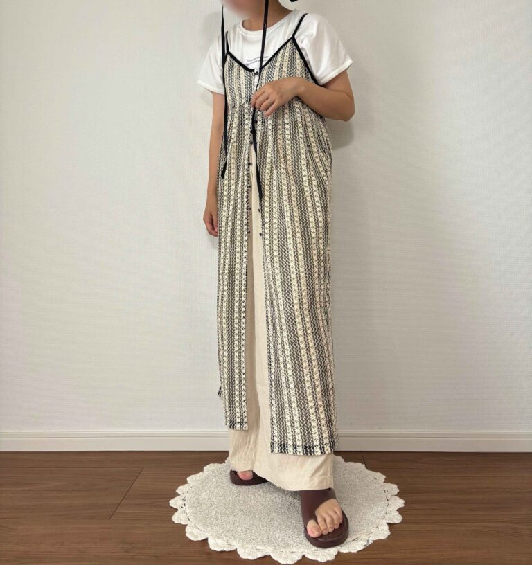 【しまむら】夏の体形カバーにこれ便利！いつものコーデに重ねて簡単おしゃれな主婦得アイテム