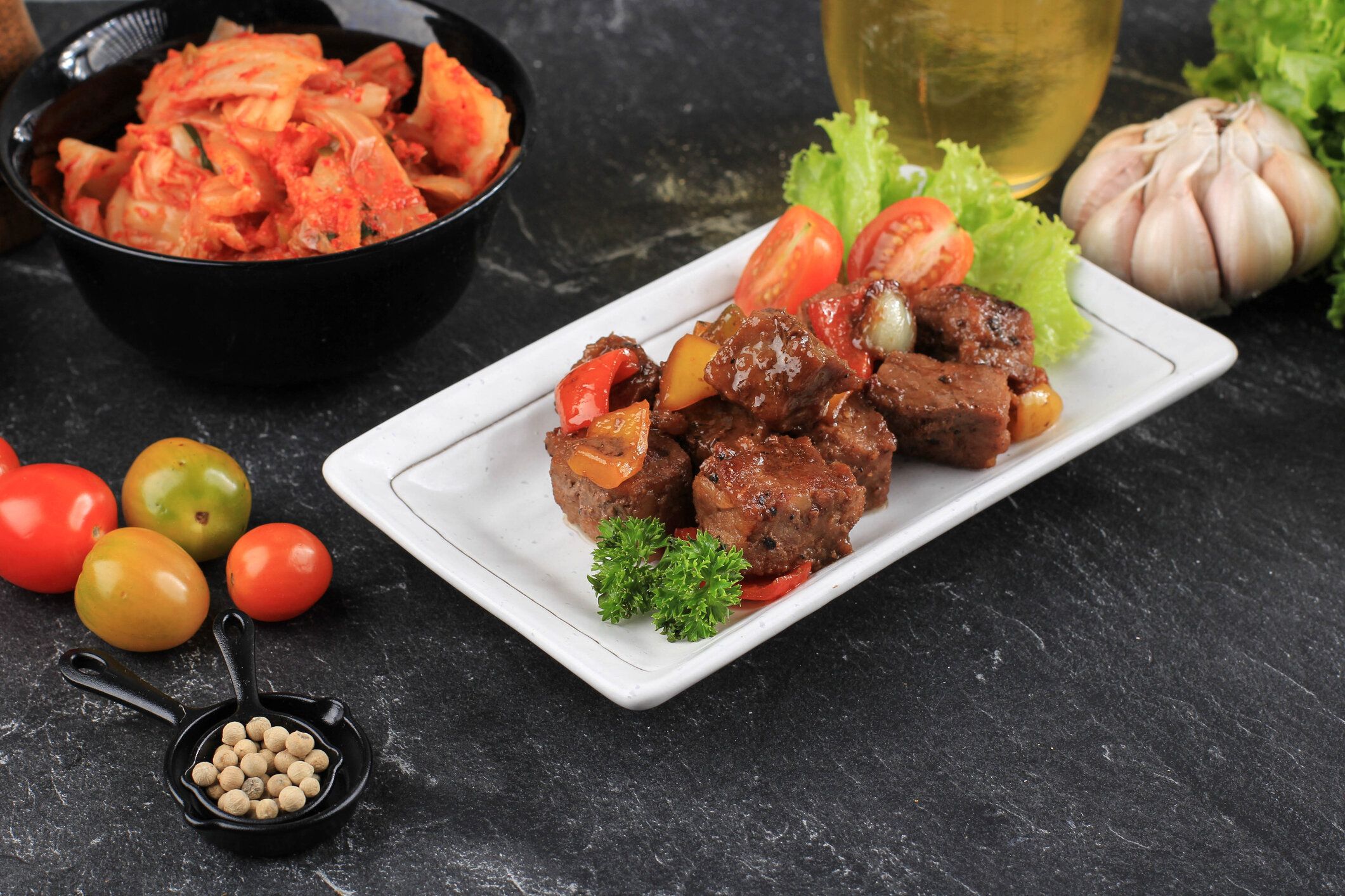 サイコロステーキ