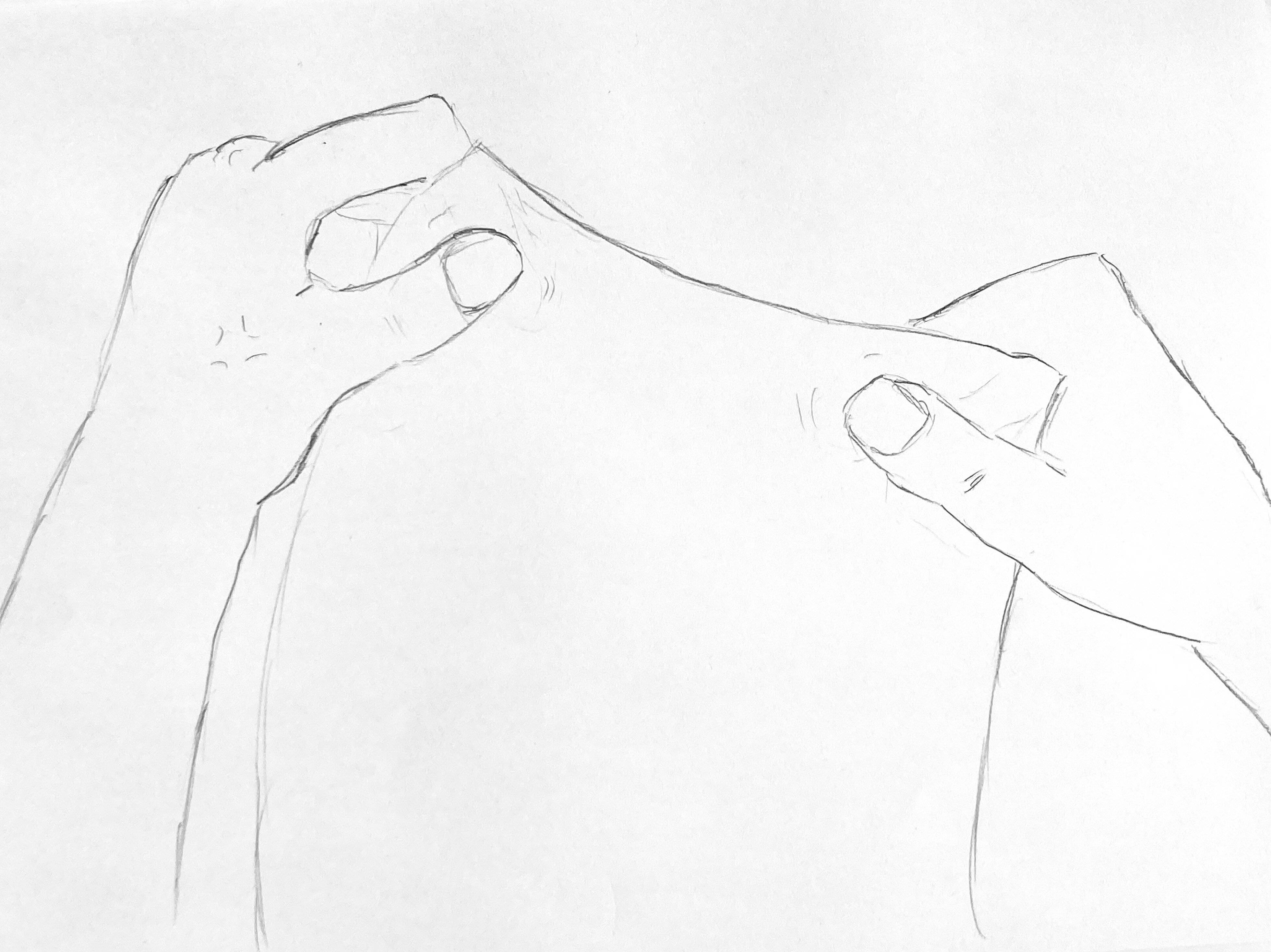 ケース4：開け口がいつまでもくっついたまま