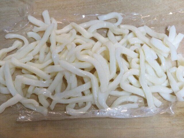 ちぎったところ