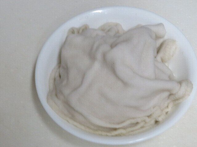 ふきんをぬらして使う