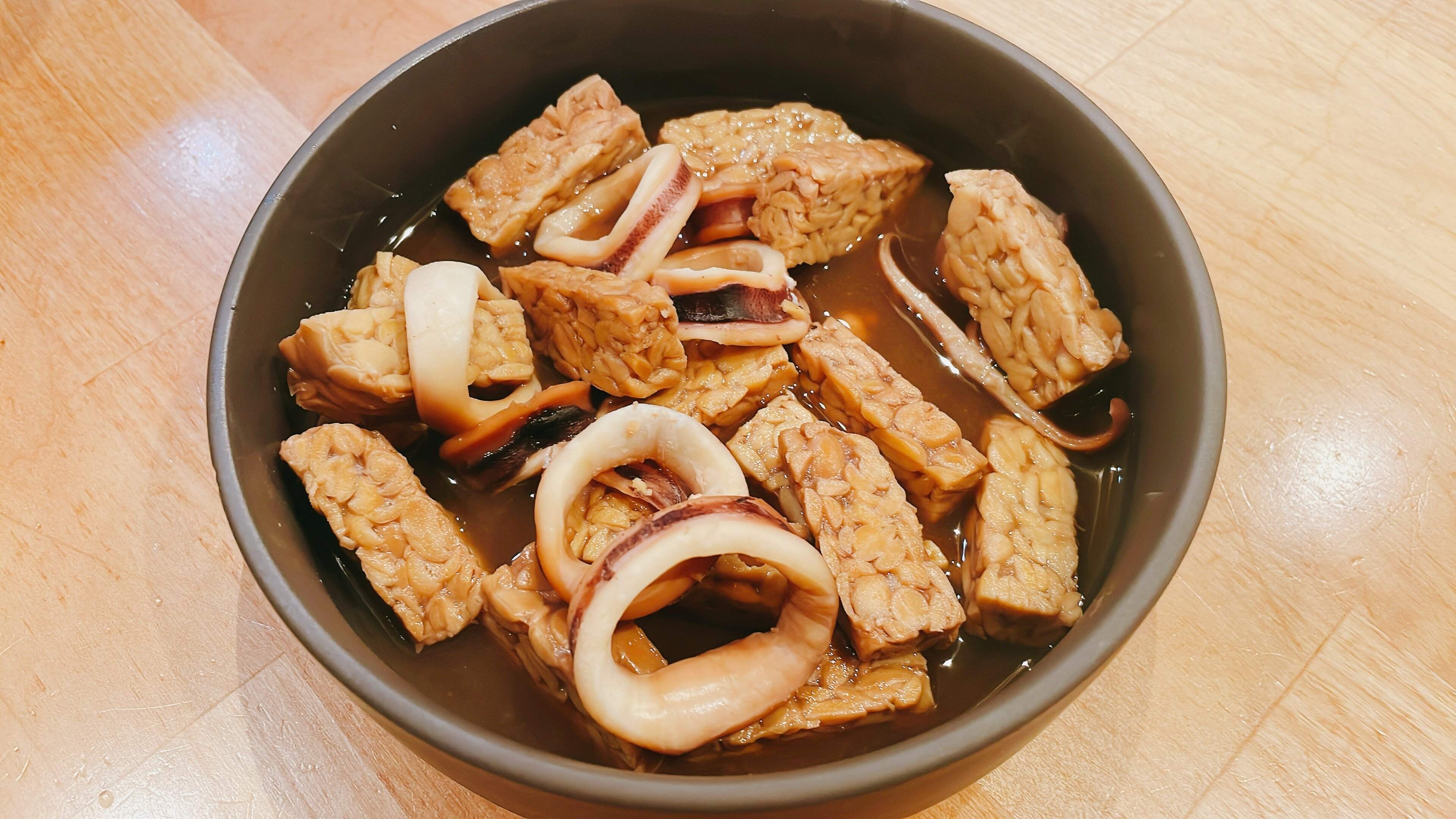 テンペを煮物にアレンジ