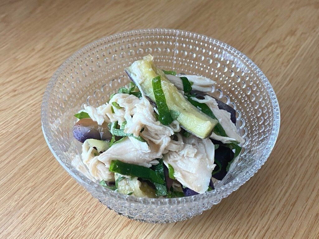 牡蠣レモン万能だれでつくった和え物