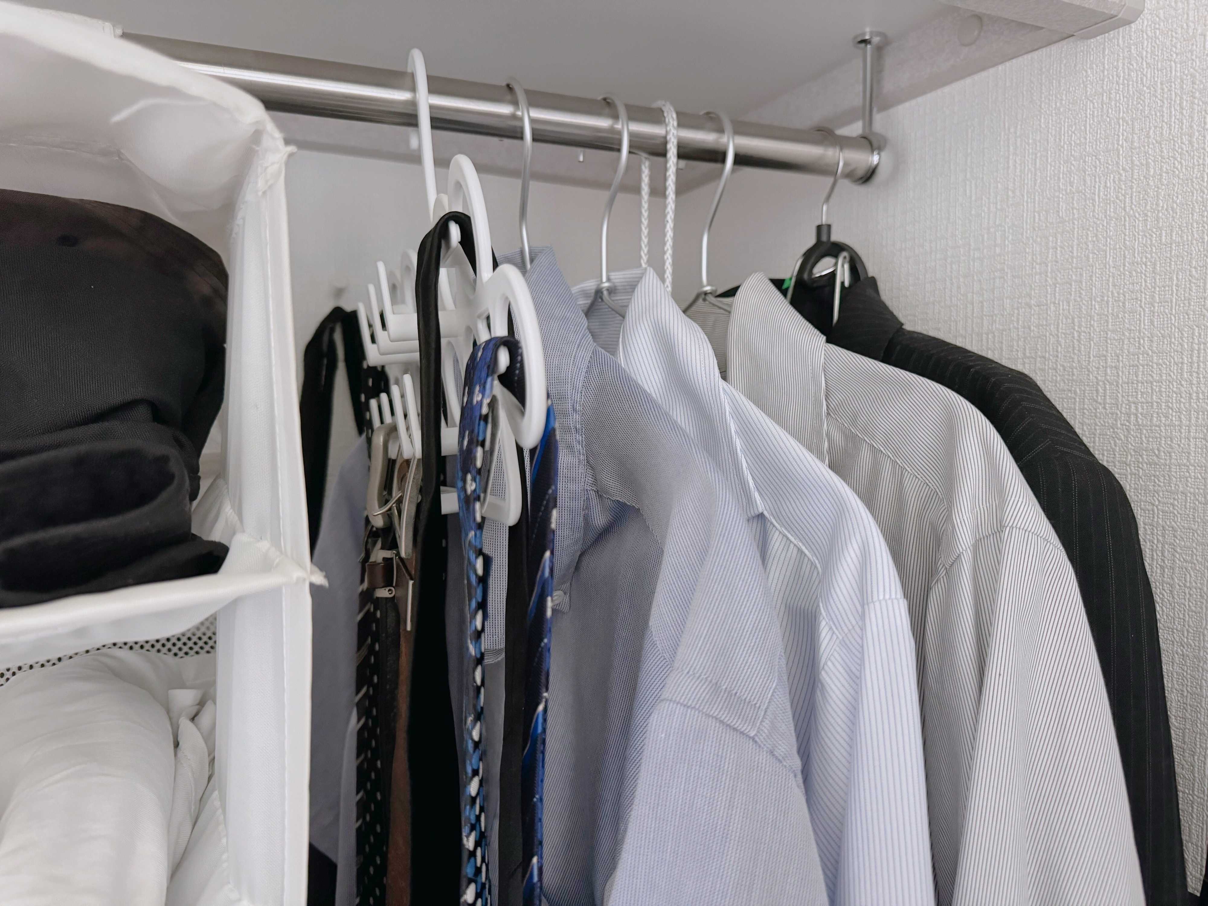 ハンガー1つでバツグンの収納力！