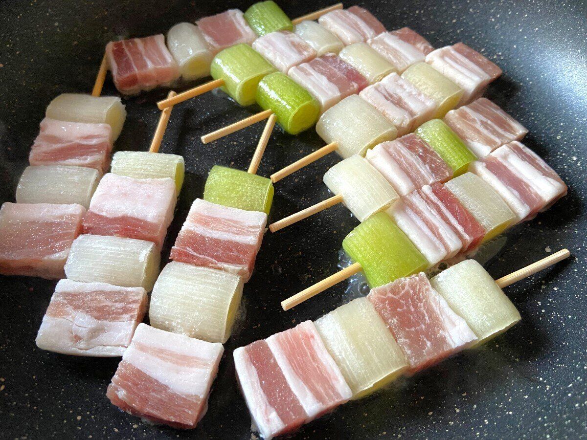 フライパンで焼く