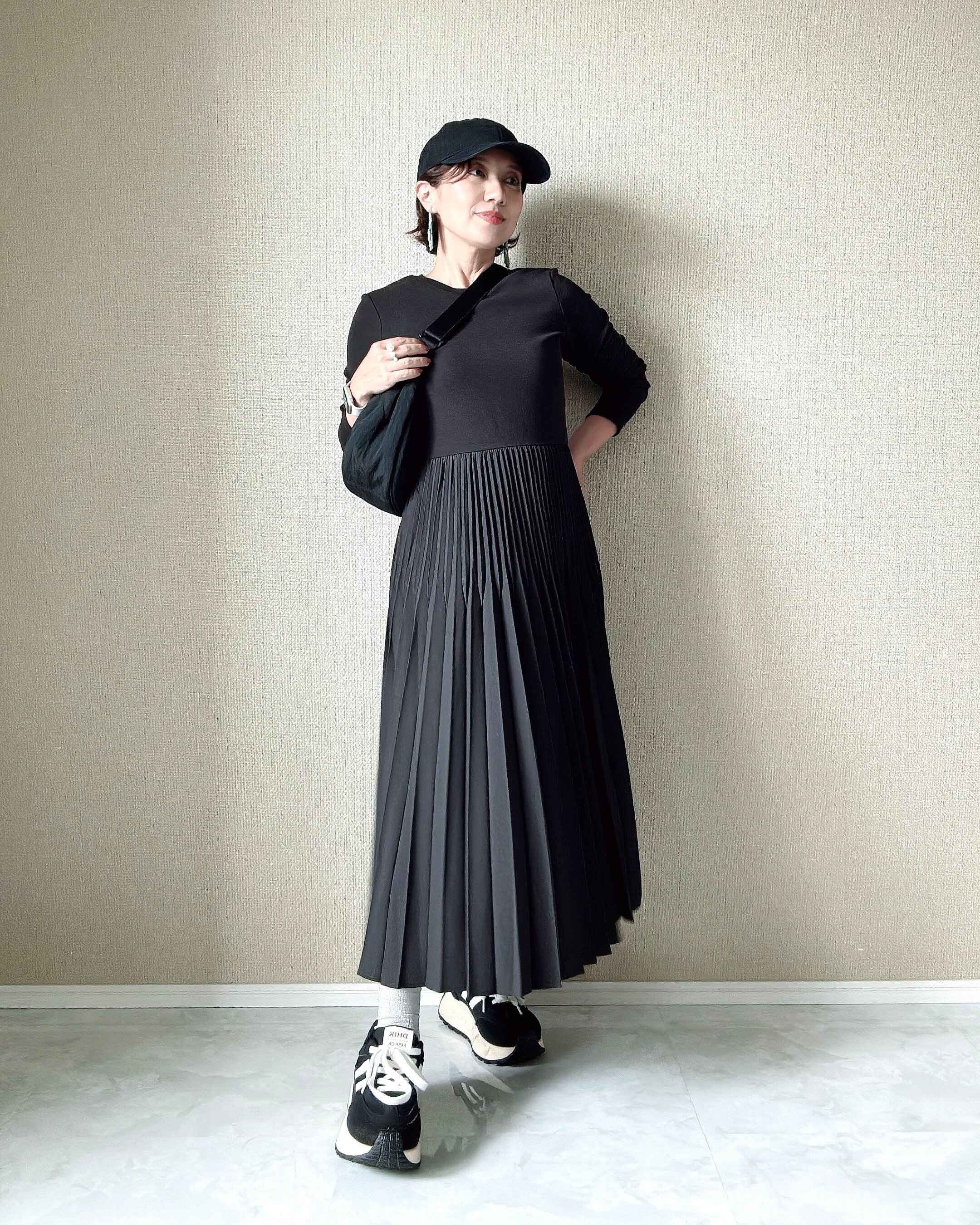 ユニクロ　コンビネーションワンピース