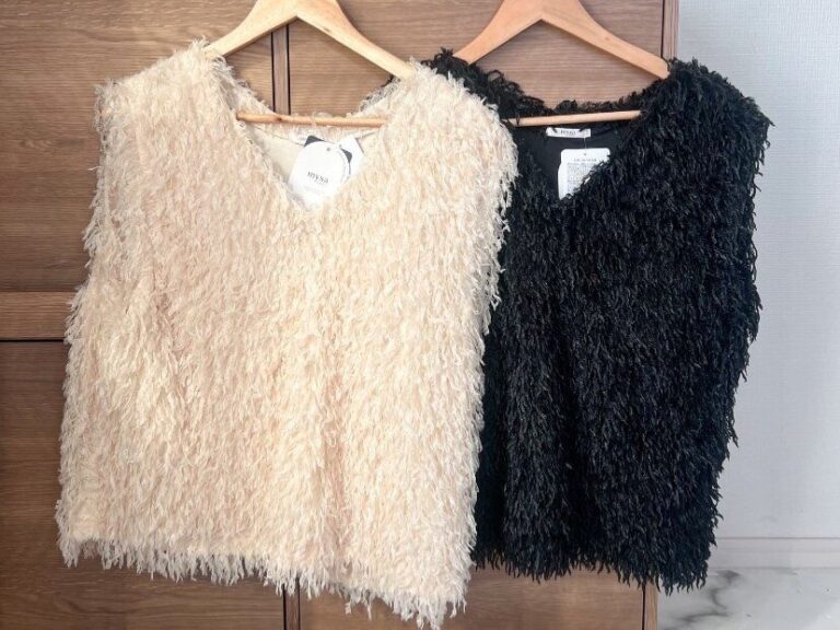 【しまむら】バズリアイテム「シャギーベスト」で叶う！秋先取り残暑コーデまとめ