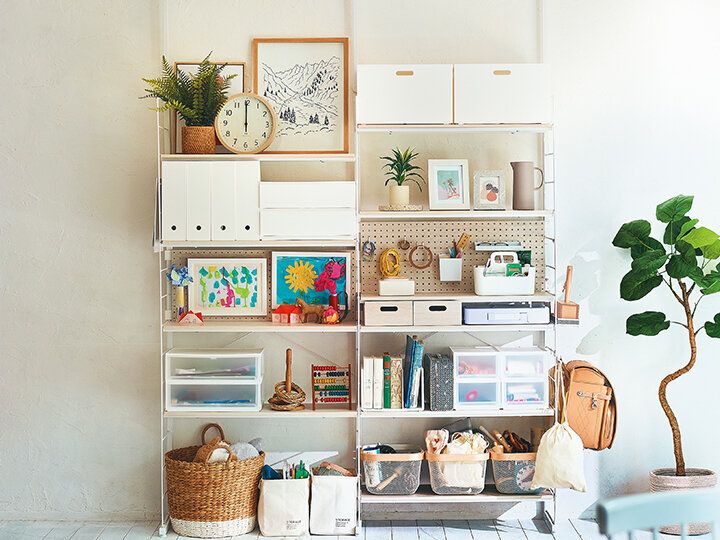 リビングのごちゃつきはニトリで解決！“二度と散らからない”壁面収納3つのテク