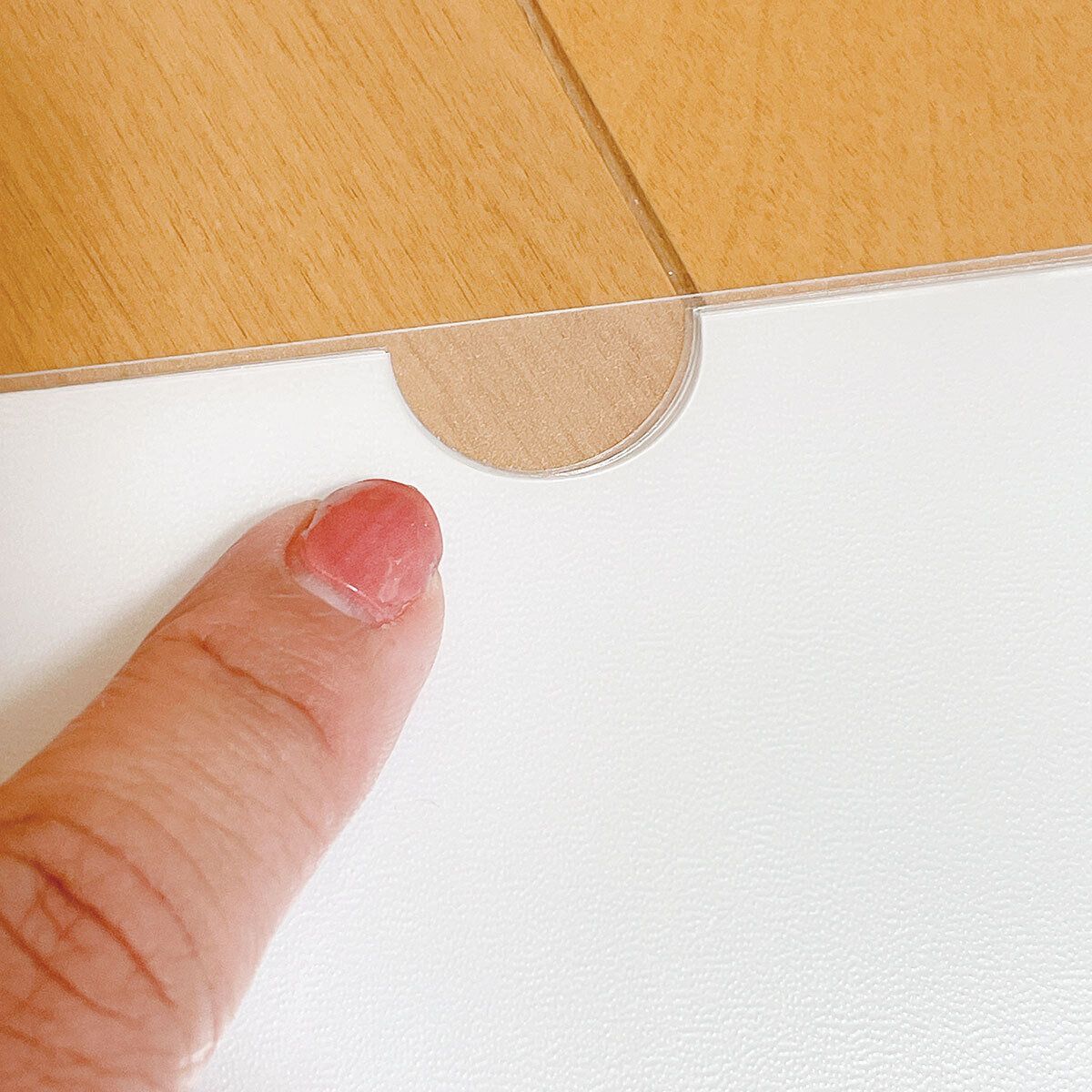 丸いかッとが取り出しやすさの秘密