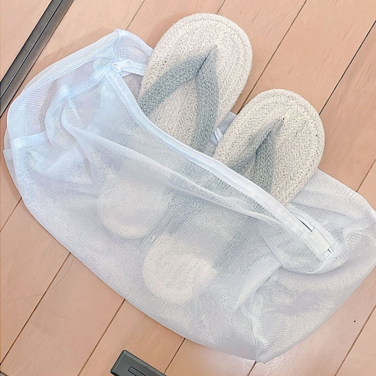 ネットに入れれば洗濯機で洗える