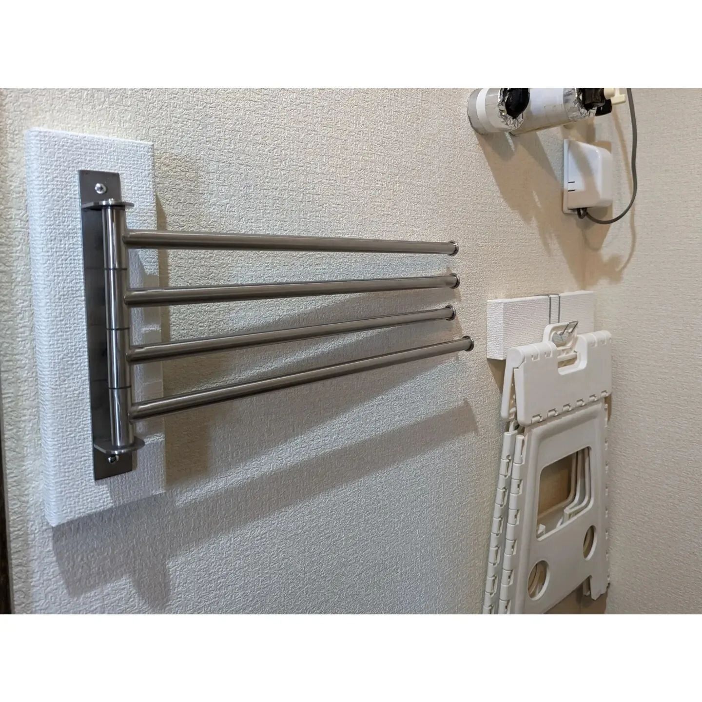 IKEAのアイテムでタオルを吊るして収納！