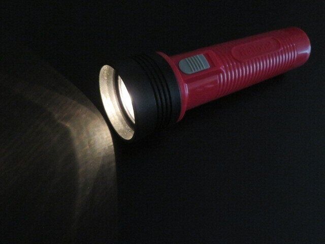 小さくして失敗1:懐中電灯