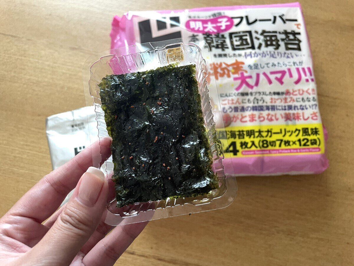 ドンキ韓国海苔明太ガーリック風味