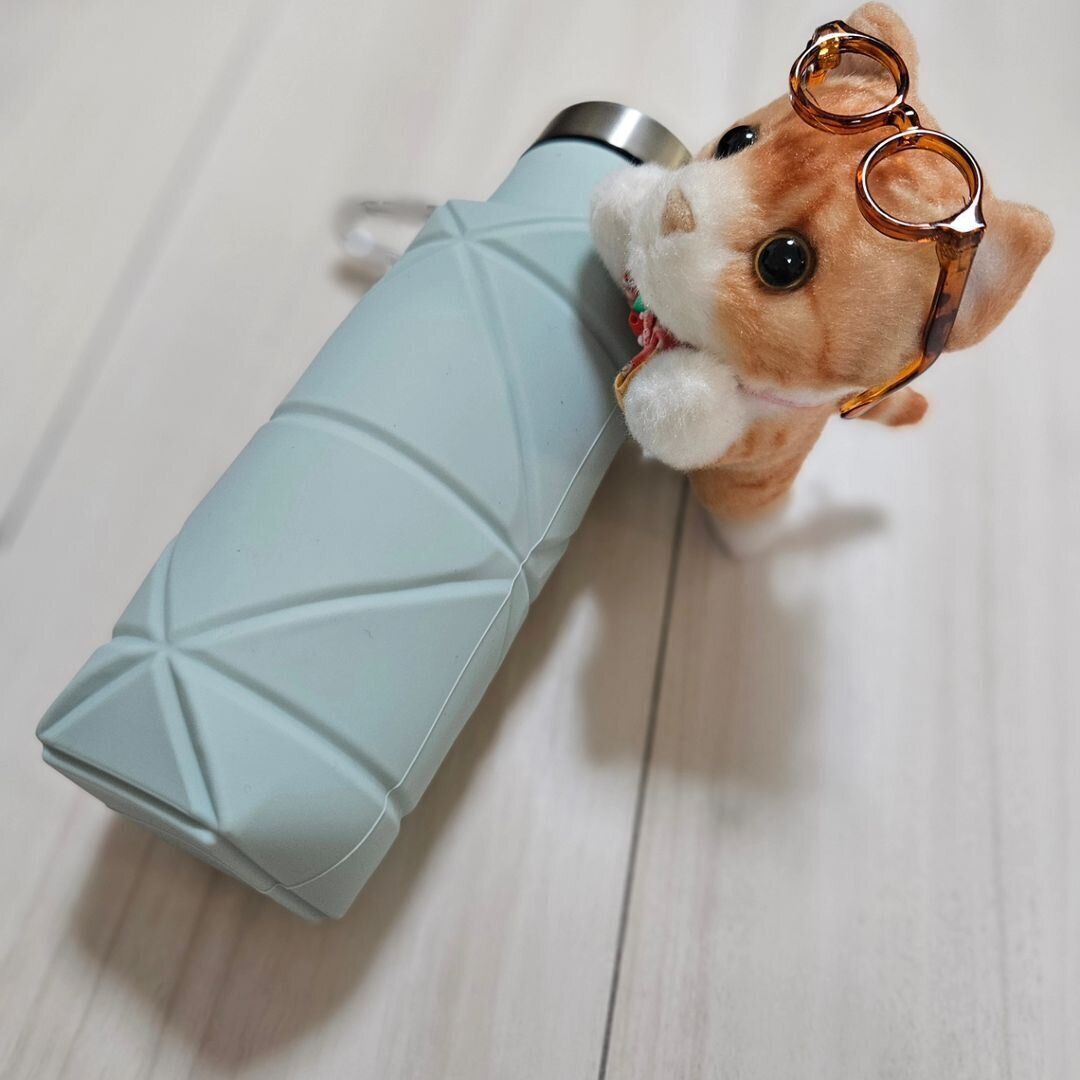 【スリコ】色もかわいい！買ってよかった折りたたみ水筒