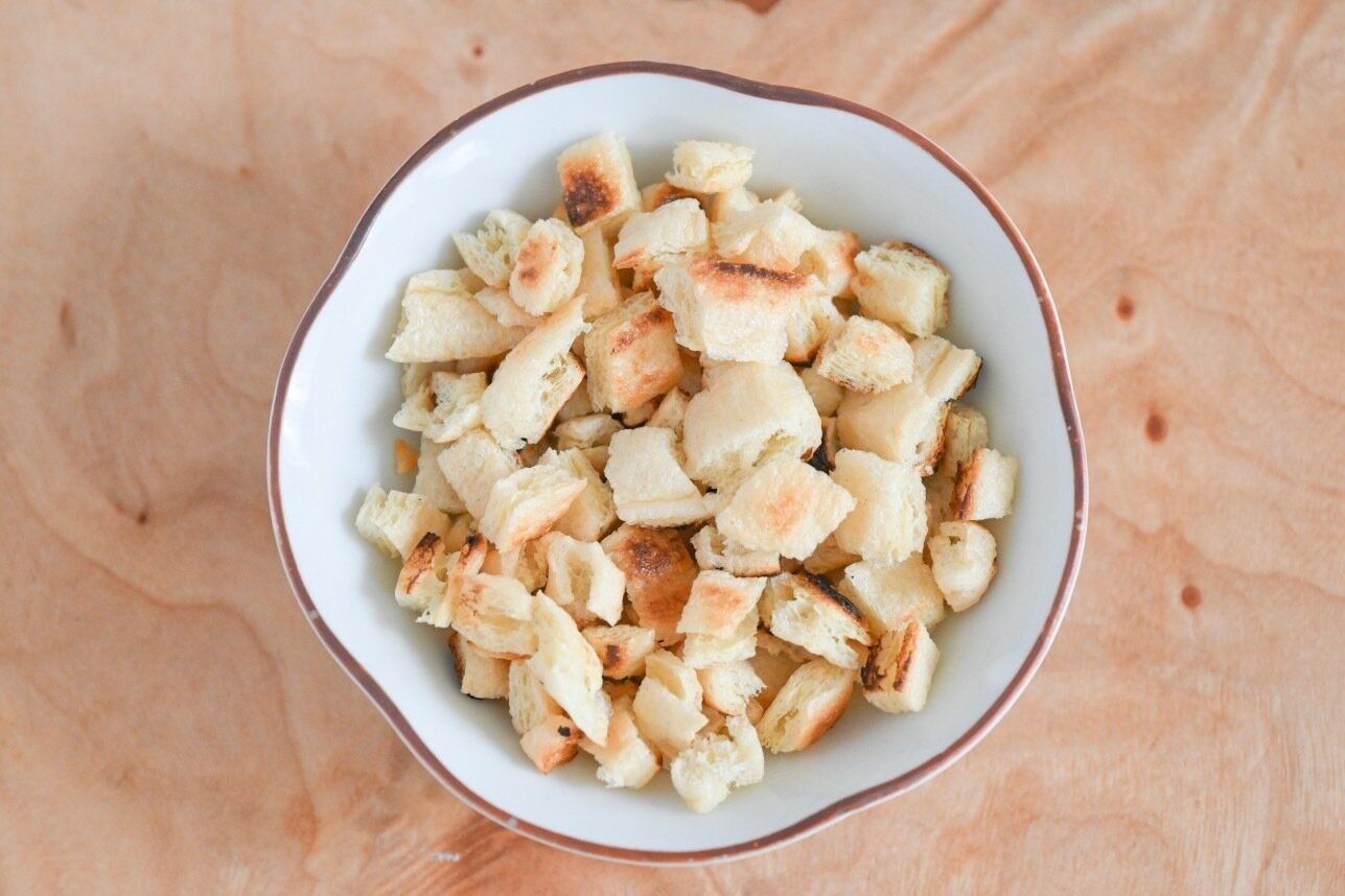 加熱した油揚げ