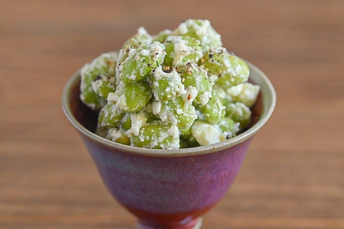 枝豆のクリチ和え