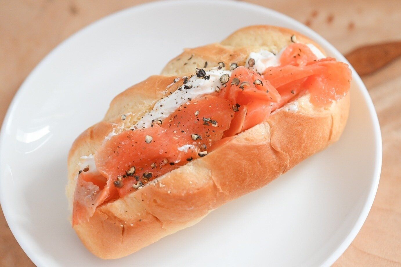 スモークサーモンサンド