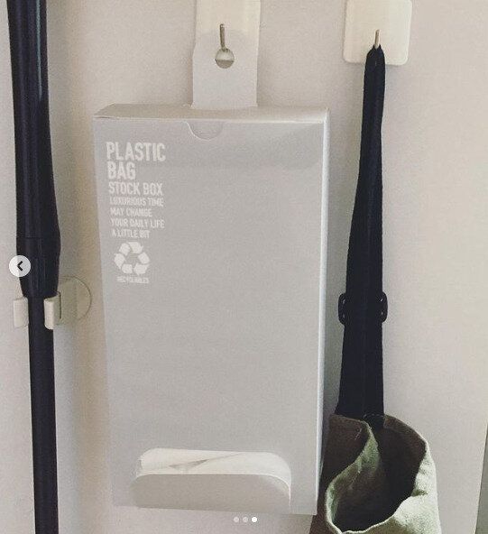 セリアのアイテムを使ってレジ袋を収納！