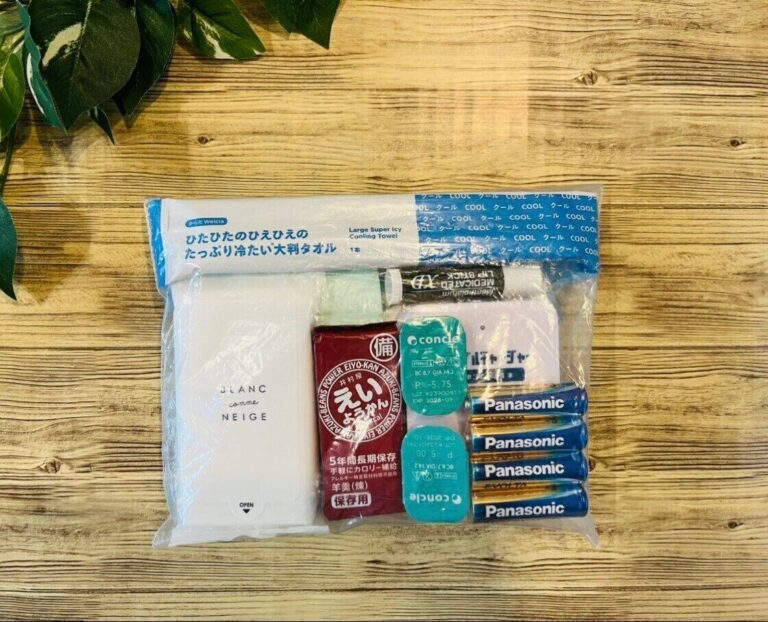 【防災】もし職場で被災したら？職場用防災セットを作ってみた！