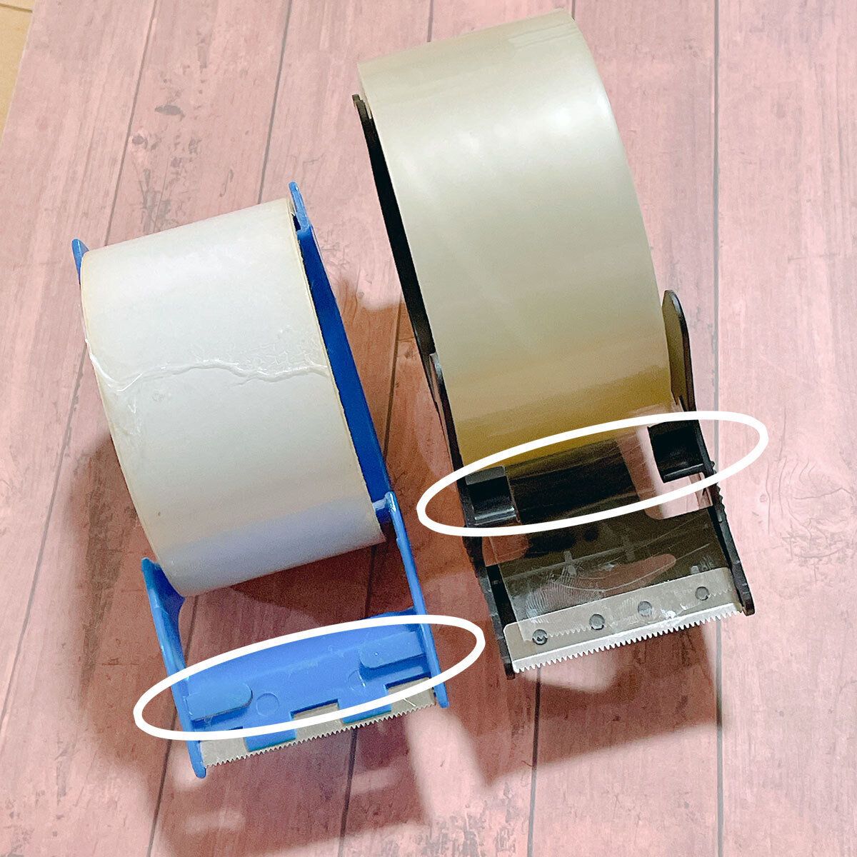 巻きつき防止部分が違う