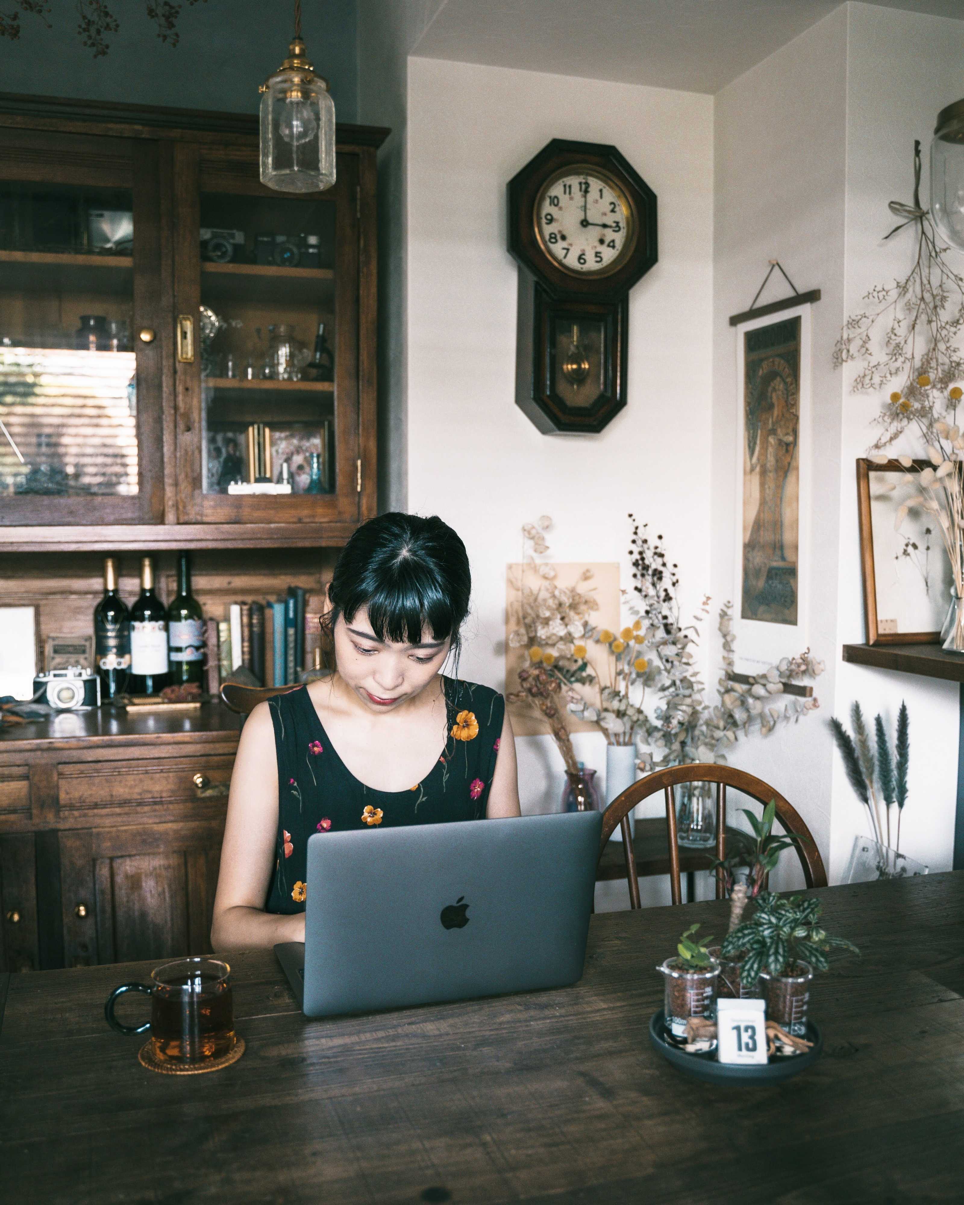 お家で働く綾さん