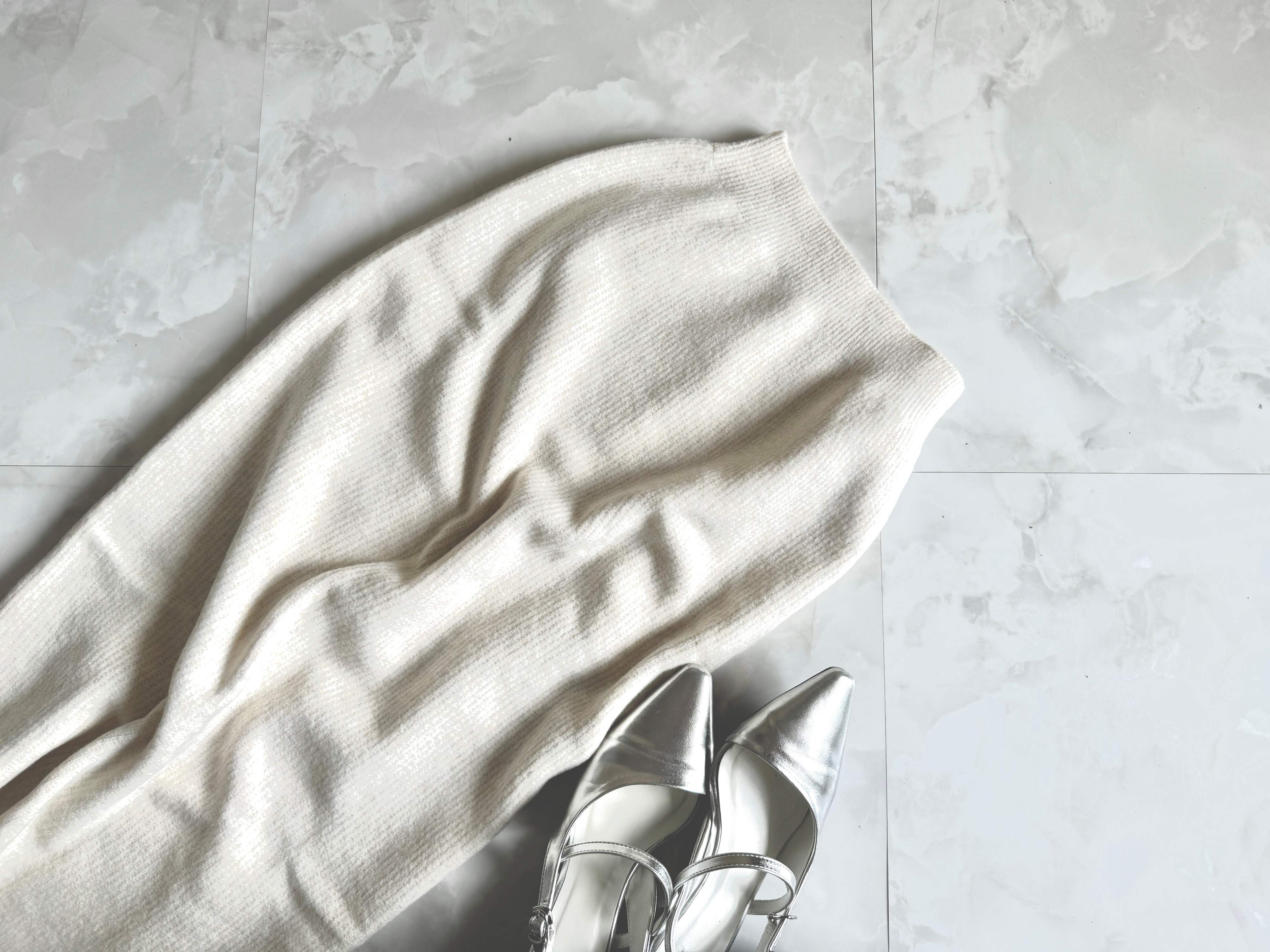 ユニクロ　3Dスフレヤーンスカート