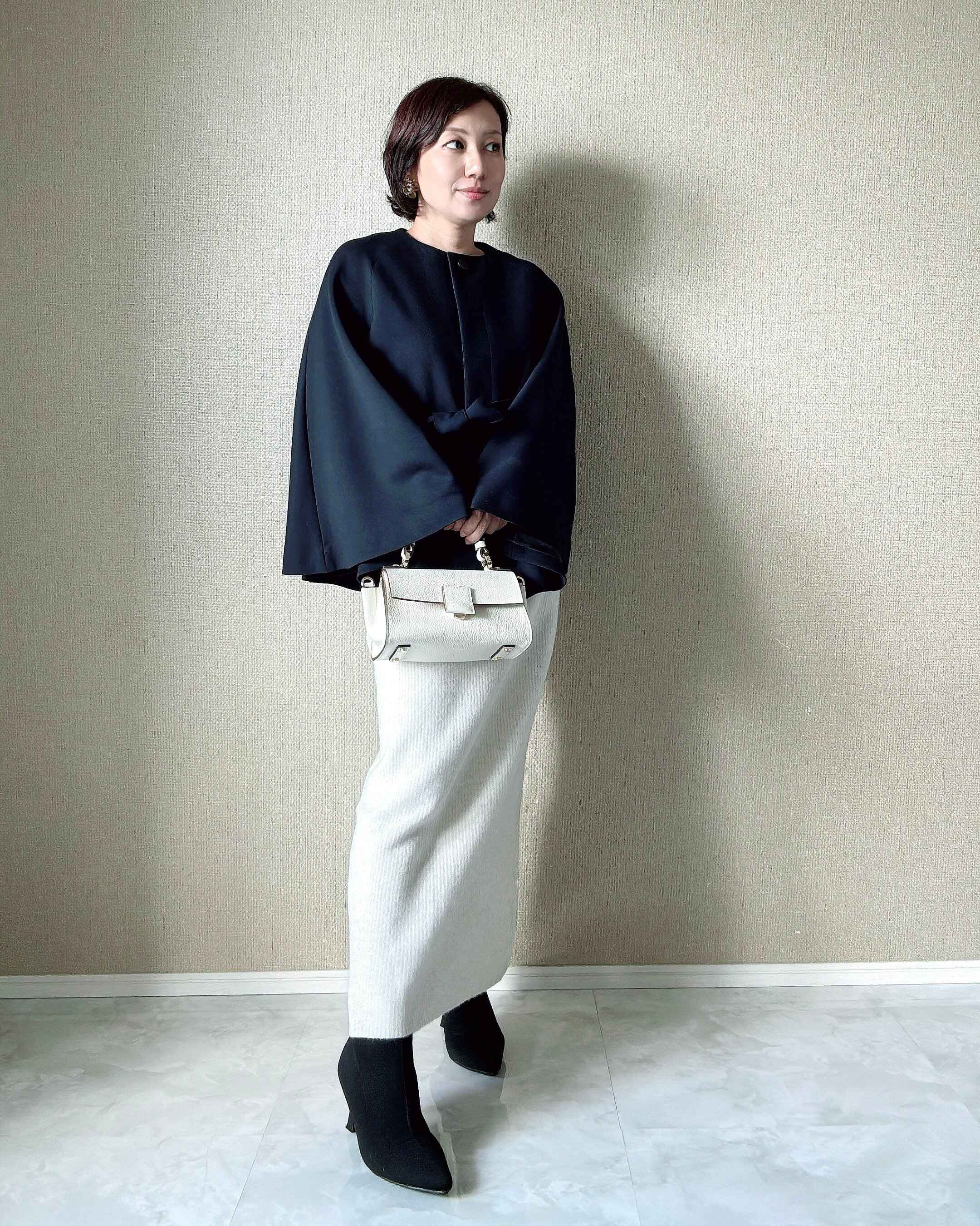 ユニクロ　3Dスフレヤーンスカート