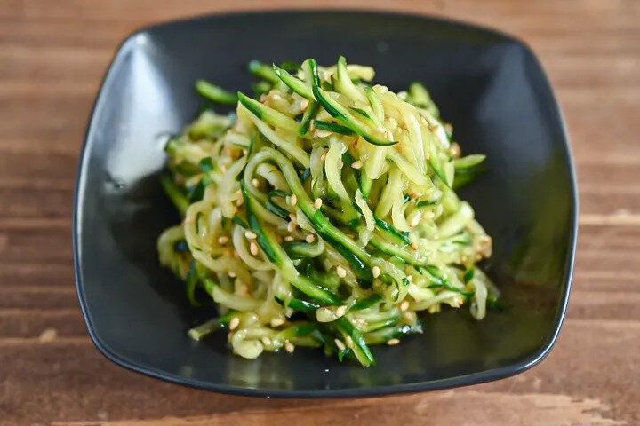生で！ズッキーニの簡単ナムル