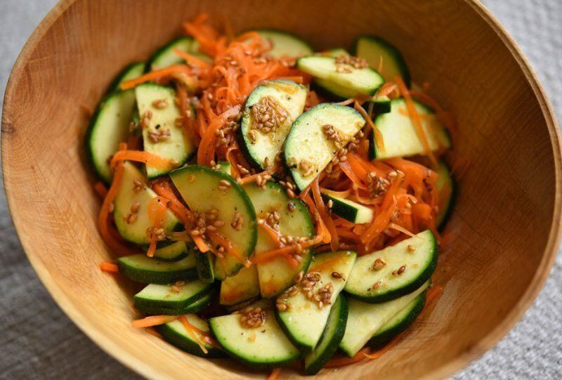 ズッキーニのサラダのレシピ