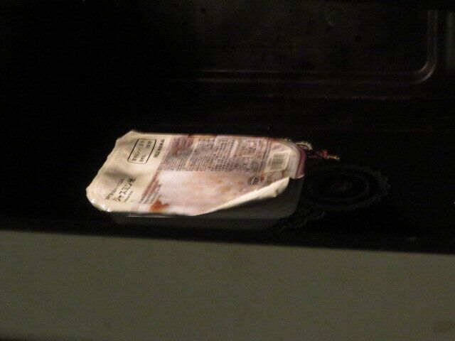 電子レンジで加熱