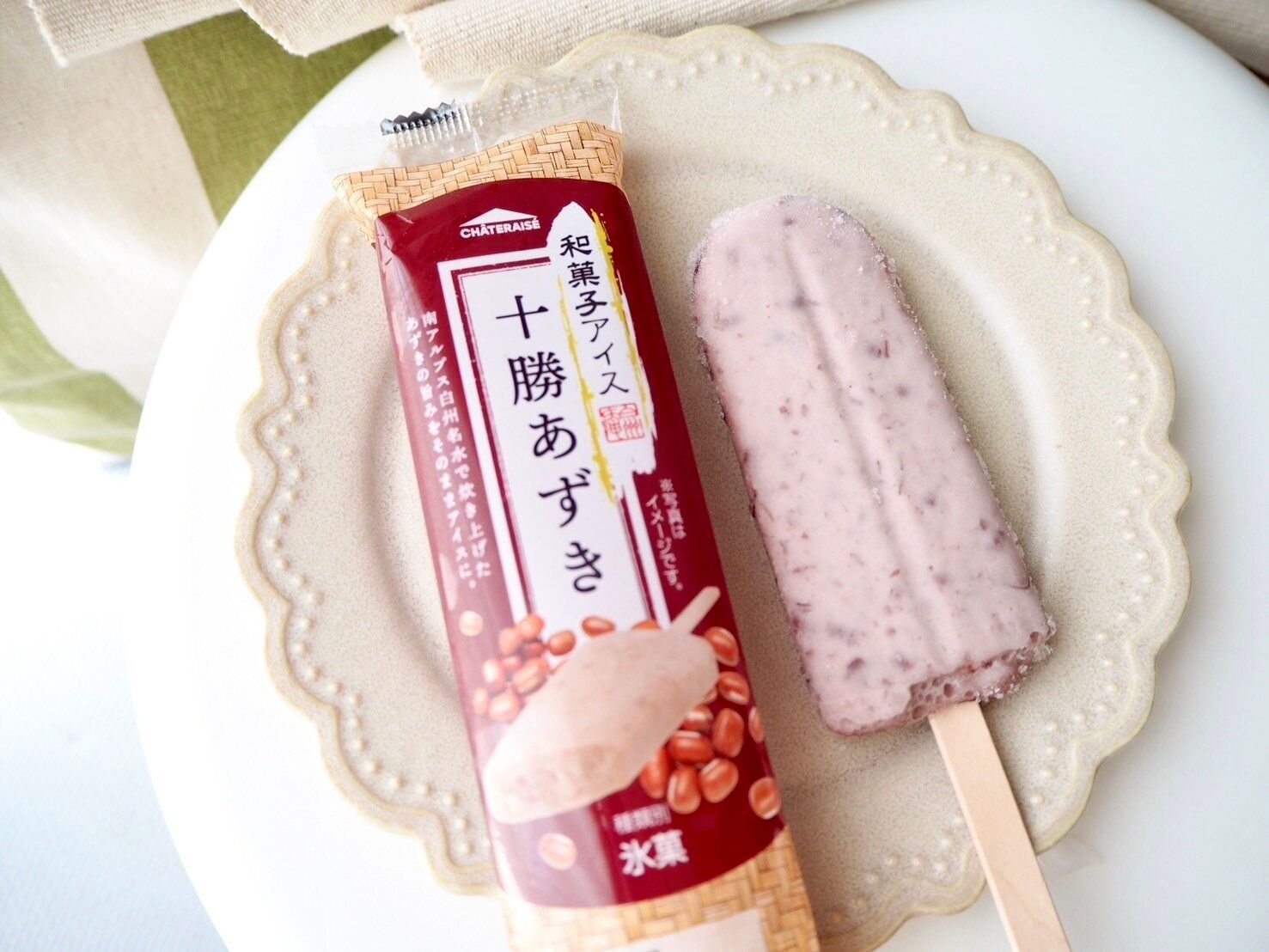 シャトレーゼ「和菓子アイス 十勝あずき」商品写真