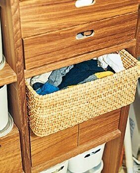 靴下と下着は洗面所へ。