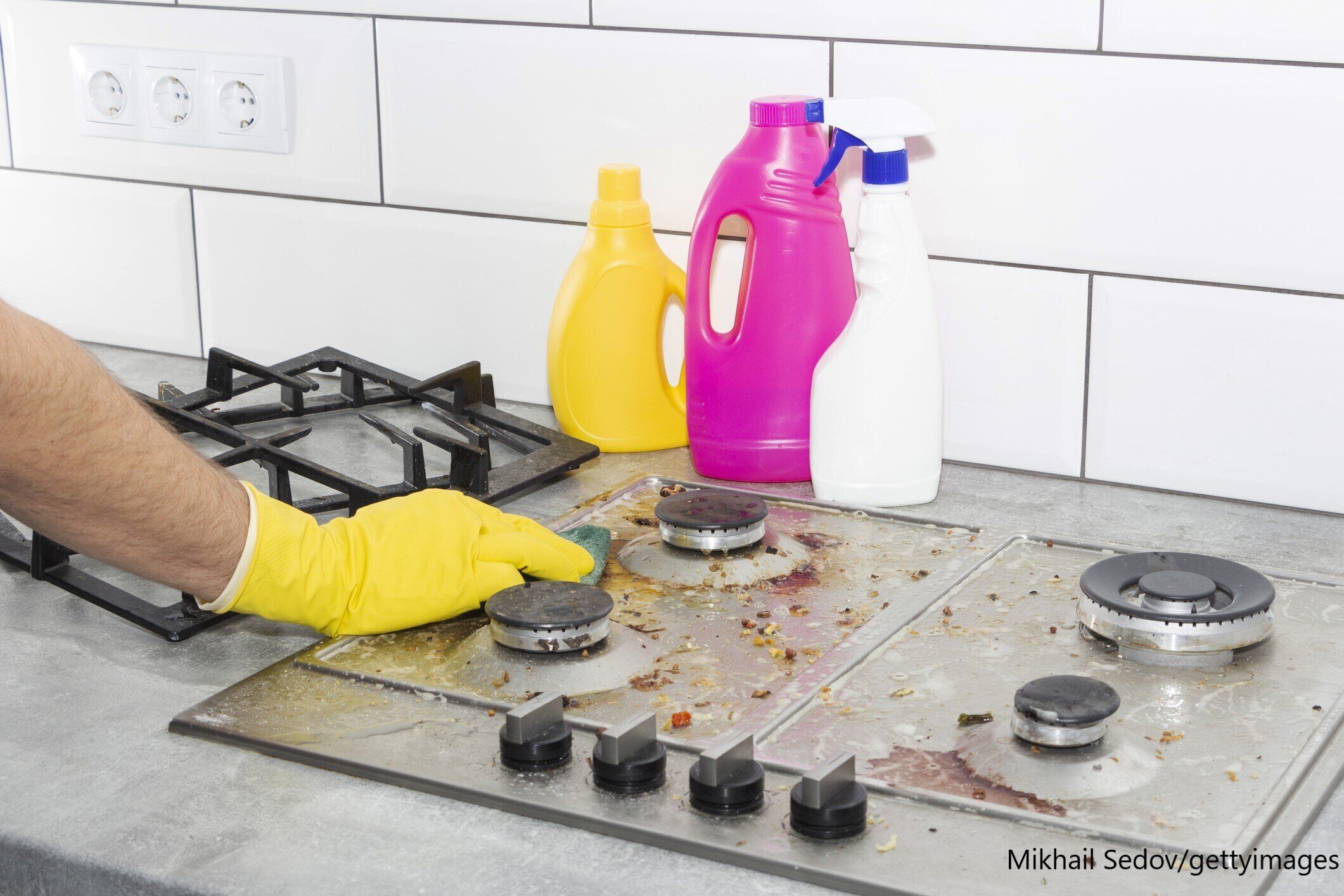 ガスコンロ掃除