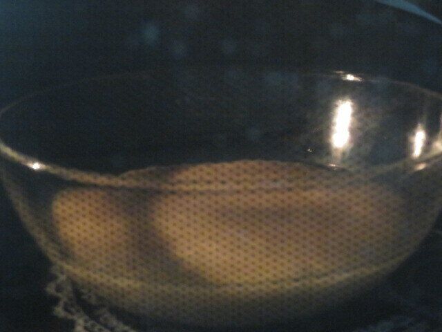 電子レンジにかける