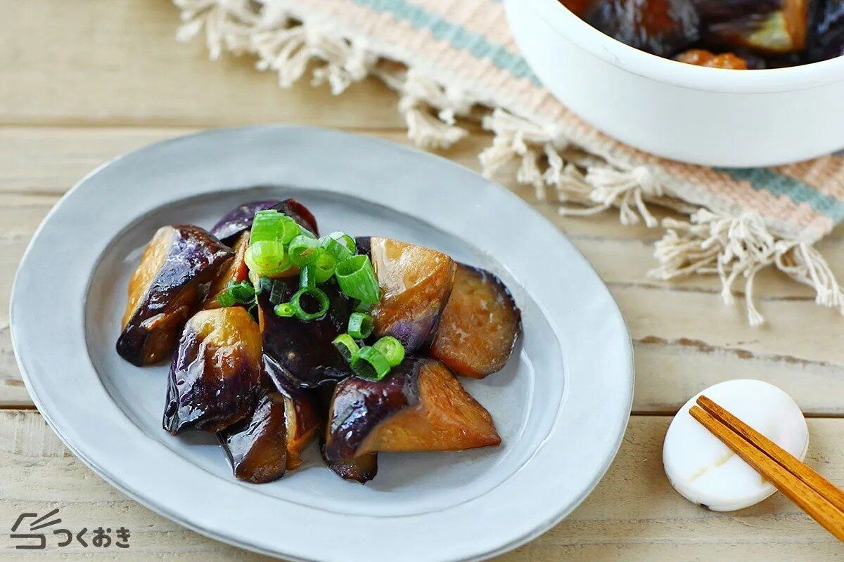 なすのバターポン酢炒め