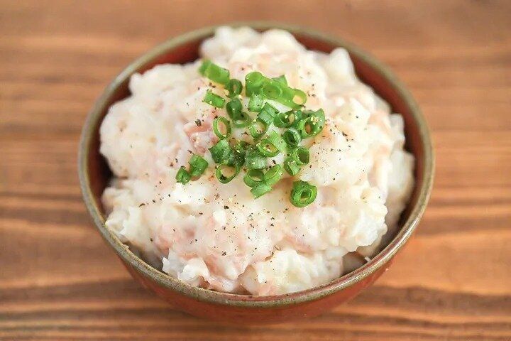 クリームチーズ入りマッシュ長芋