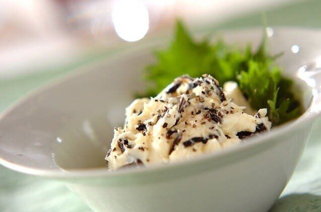 クリームチーズと昆布 和えるだけ 濃厚なおいしさ