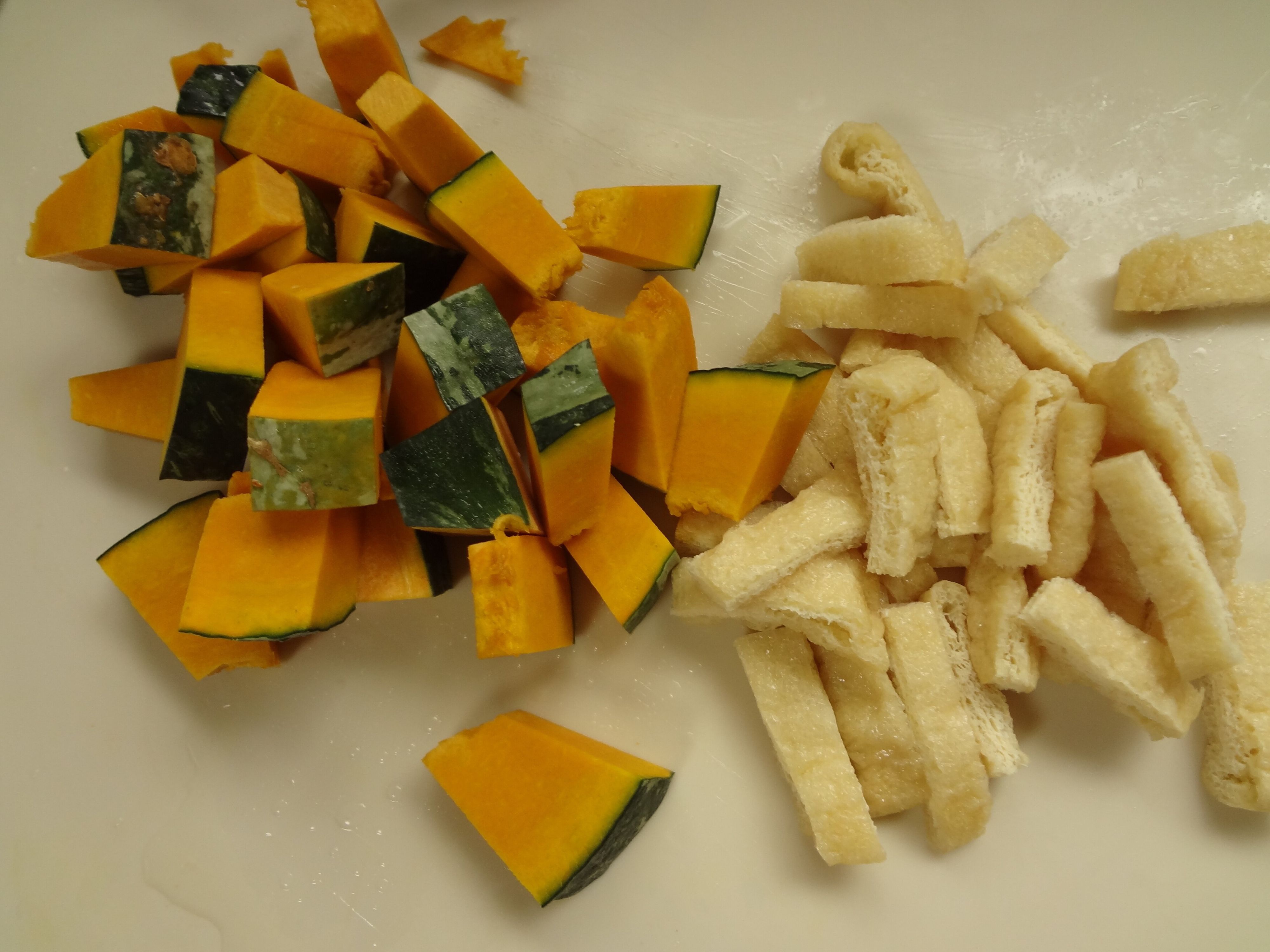 かぼちゃと油揚げの炊き込みご飯