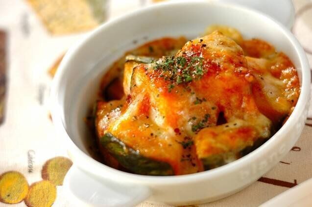 カボチャのチーズ焼き