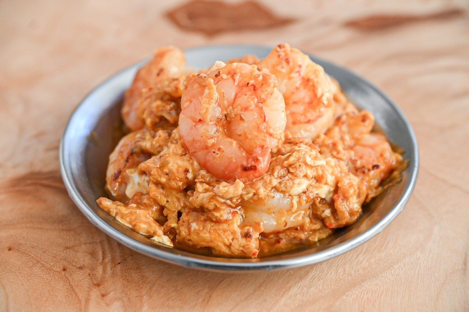 えびと卵のピリ辛炒め