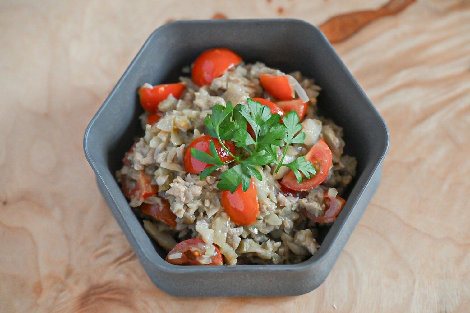 完成したドライカレー