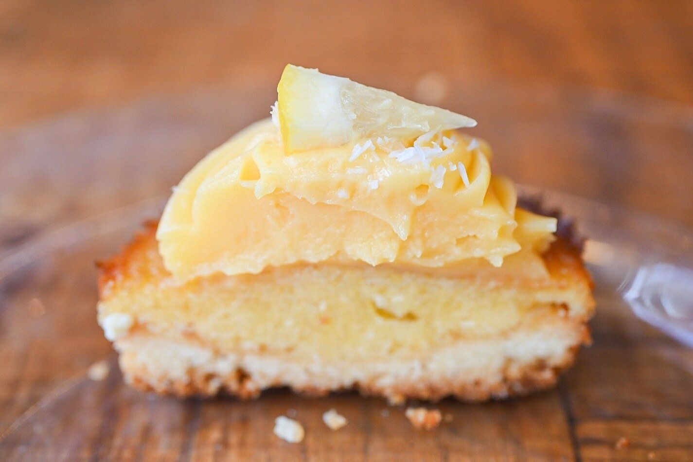 タルト・シトロンの断面