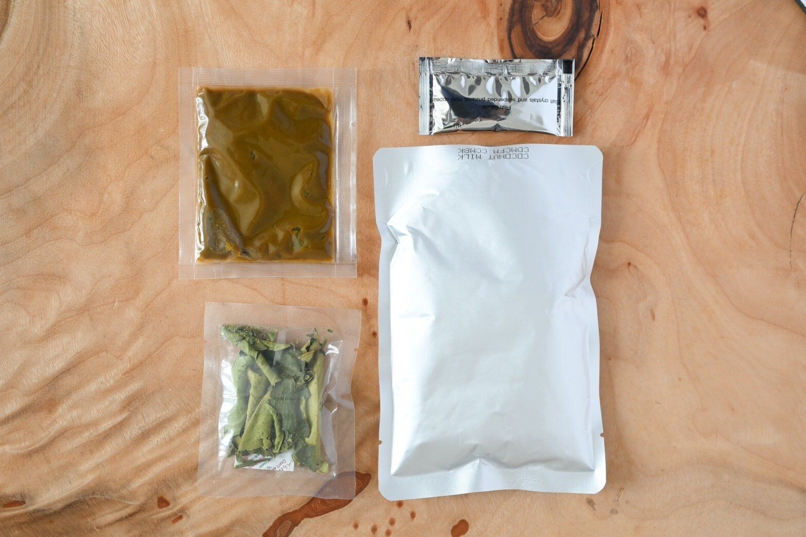 グリーンカレーのキットの中身