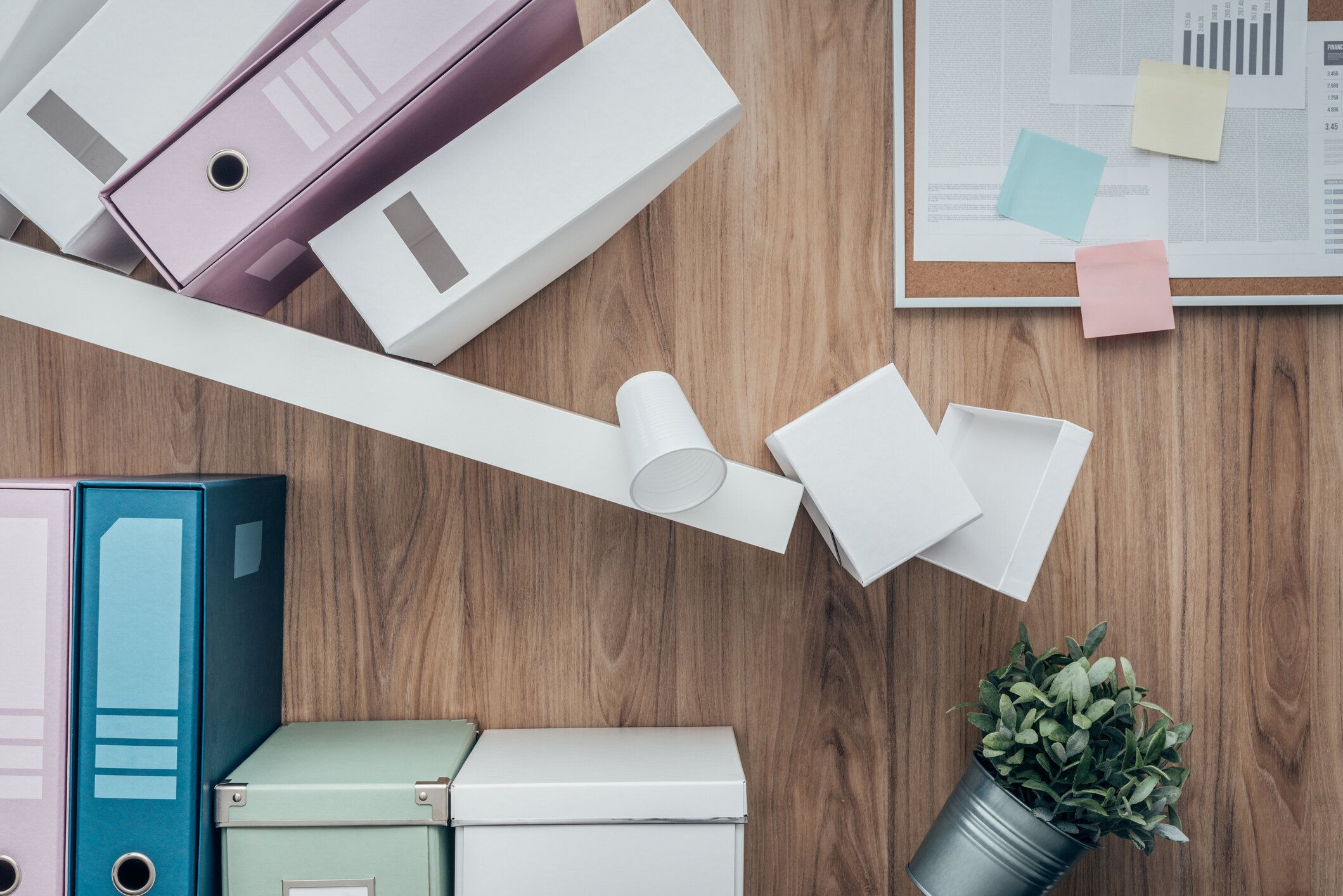 オフィスの棚をクラッシュ