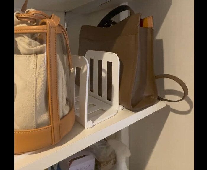 【セリア】型崩れ防げる!仕切りスタンド