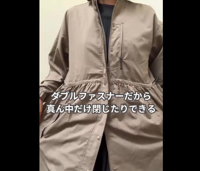 【ワークマン】大好きで全色購入済み！高撥水シェルワンピースコート