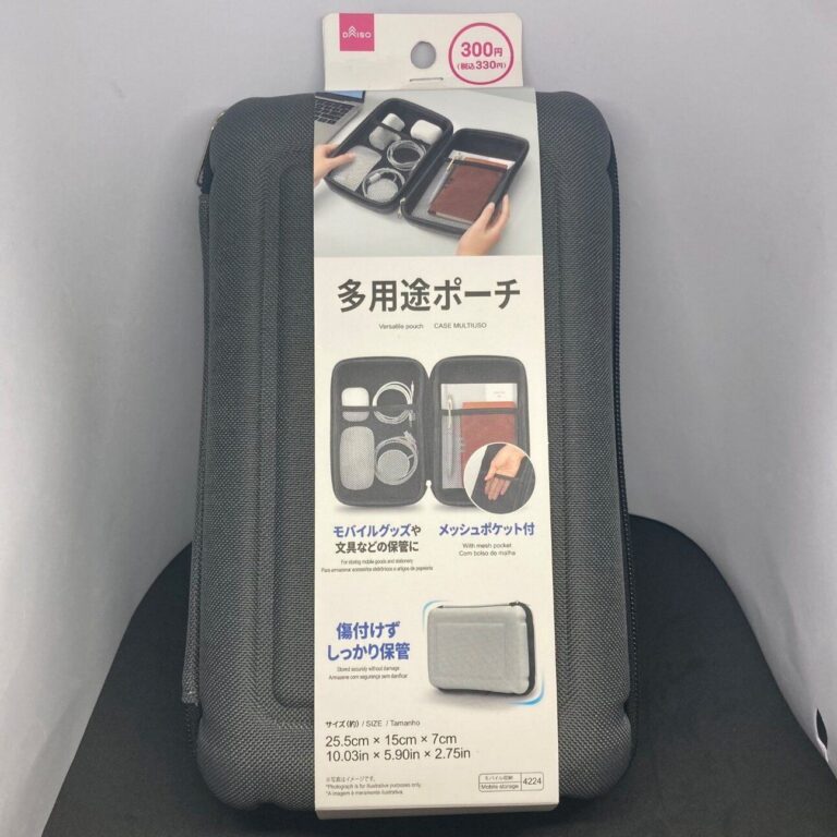 ダイソーさん値付け間違ってない…？大容量＆潰れない「多用途ポーチ」が優秀すぎる