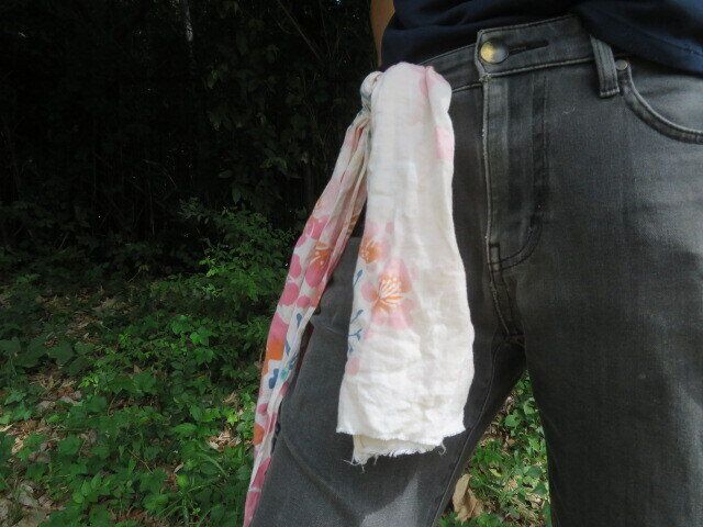 手ぬぐいを持つ理由2:すぐ乾くので衛生的