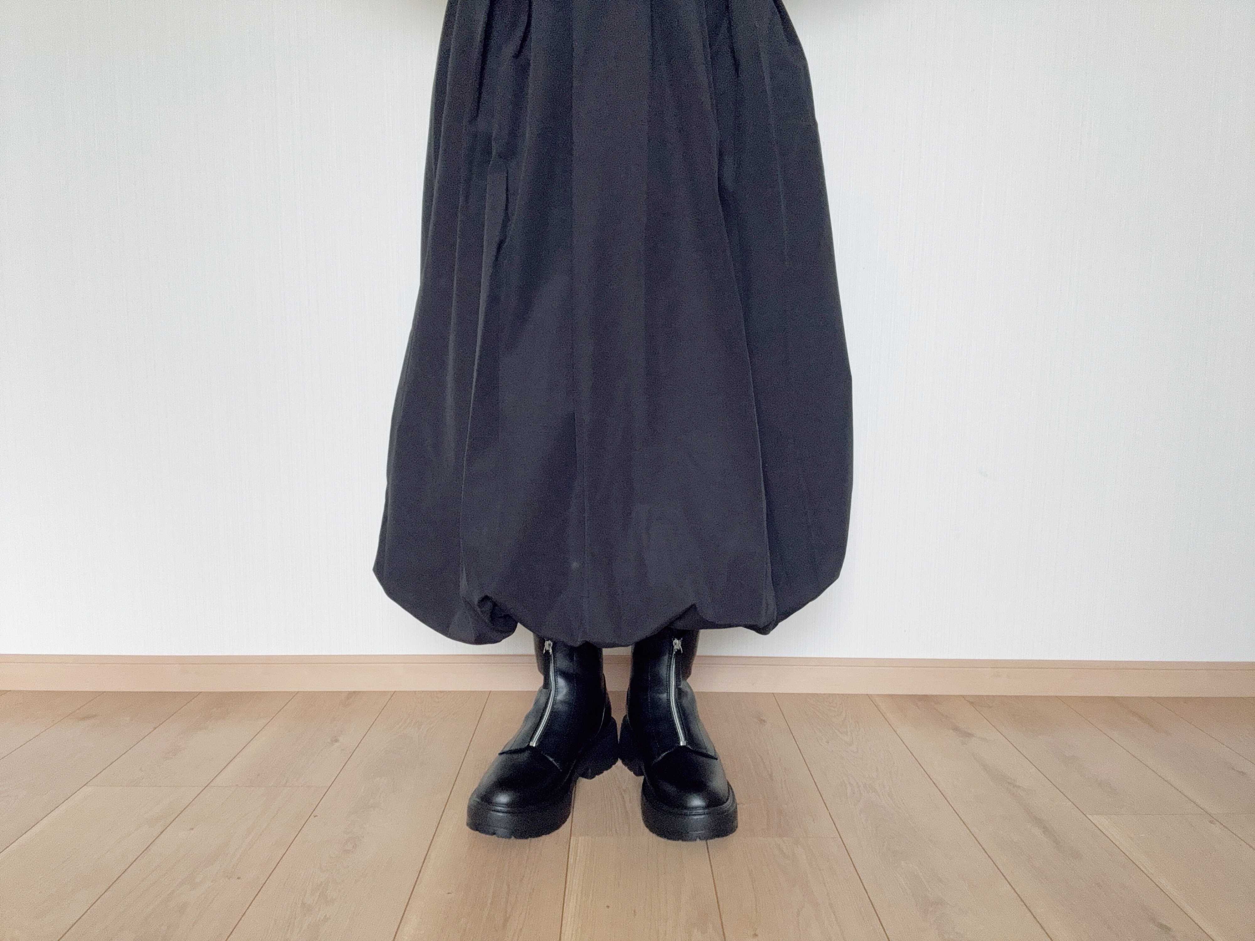 2．バブルヘムミディスカートQ