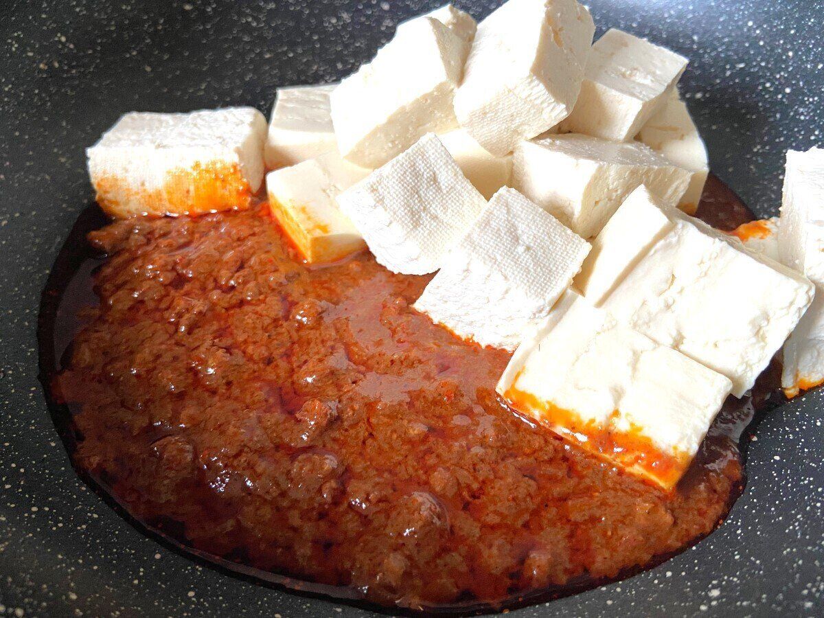 豆腐と合わせて